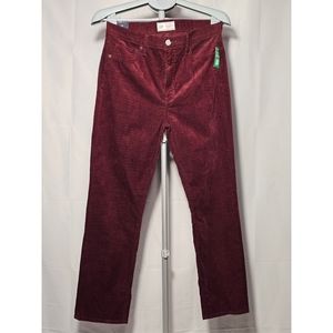 Gap Maroon Straight Leg Cords